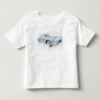 1957 Cadillac with silhouette of driver inside Toddler T-Shirt
