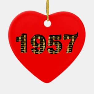 1957 CERAMIC TREE DECORATION
