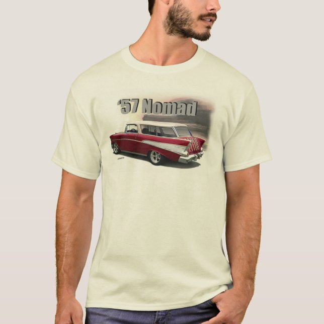 1957 Chevrolet NOMAD Auto Art T-Shirt (Front)