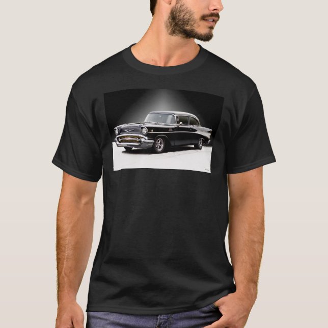 1957 Chevrolet &x27;Fuel Injected&x27; Bel Air Har T-Shirt (Front)
