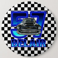 1957 Chevy Bel Air Button.