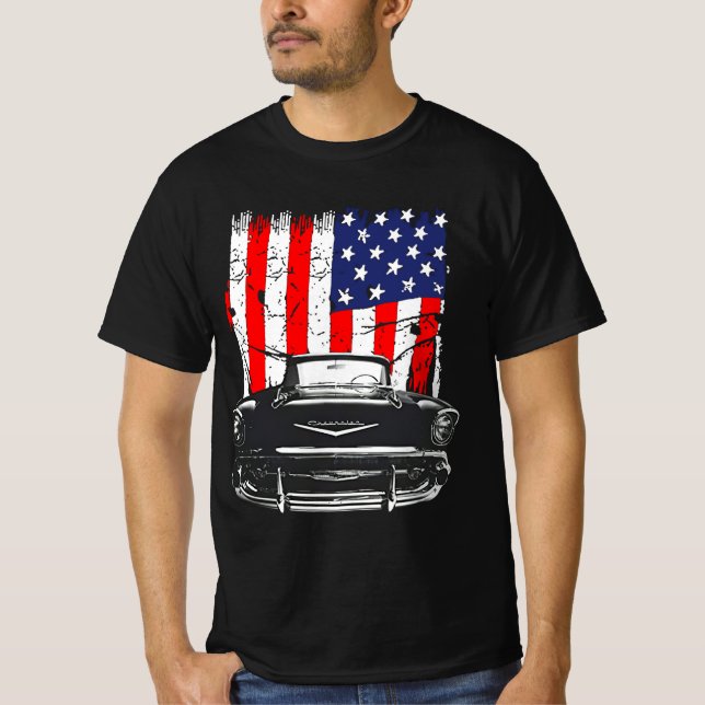 1957 Chevy Bel Air Front Grill View  T-Shirt (Front)
