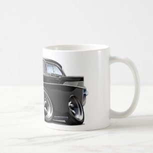1957 Chevy Belair Black Hot Rod Coffee Mug