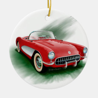 1957 Corvette Ceramic Tree Decoration