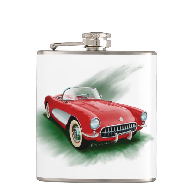 1957 Corvette Hip Flask (Front)
