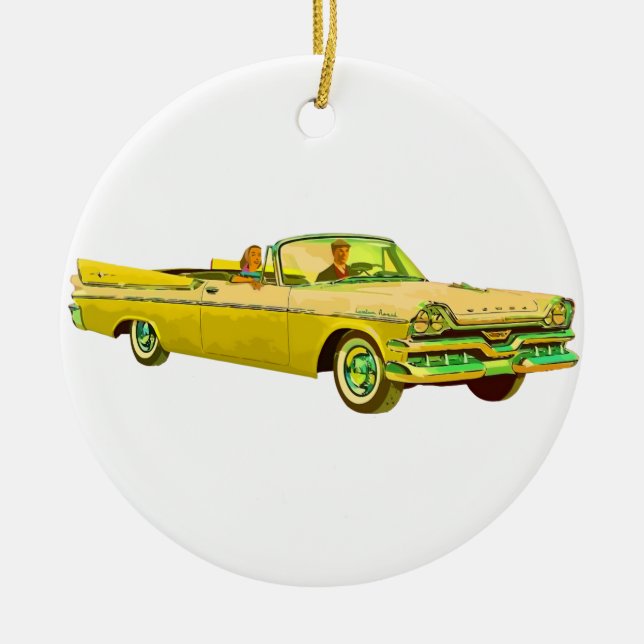 1957 Dodge Custom Royal Lancer Ceramic Tree Decoration (Front)
