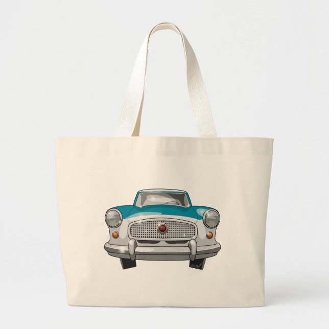 1957 Metropolitan Front Large Tote Bag (Front)