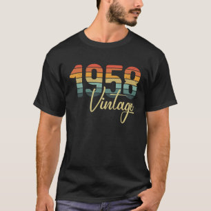 1958 All Original Parts B Day Vintage Retro Sunset T-Shirt