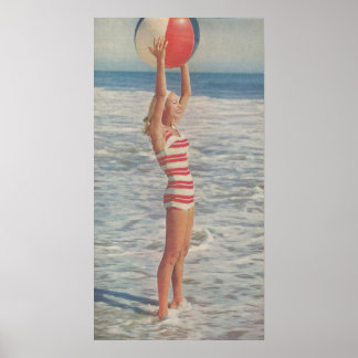 1958 Beach, Fitness, & Swimwear Poster