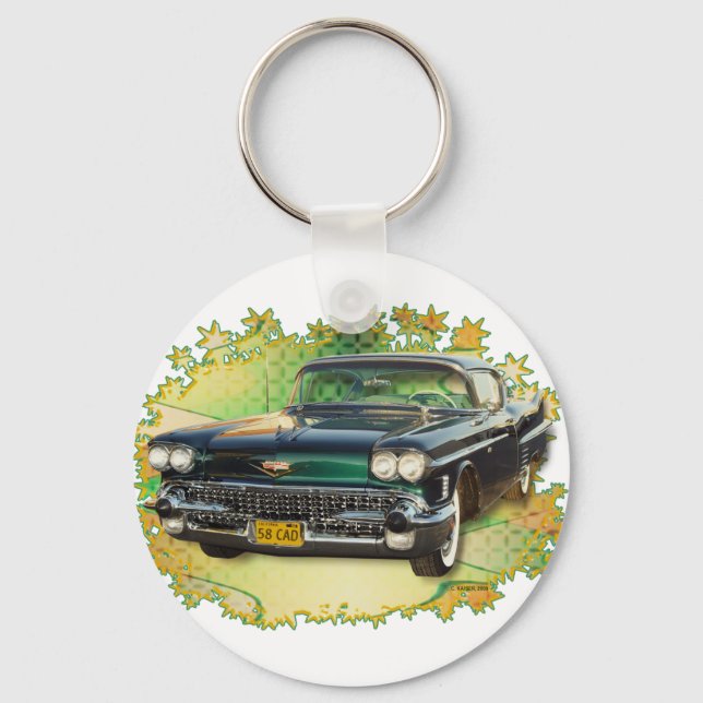 1958 CADILLAC #2 KEY RING (Front)