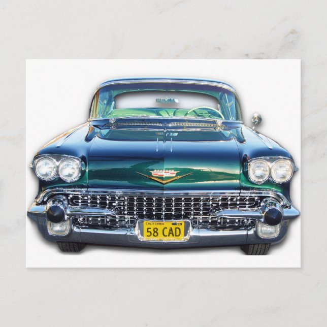 1958 CADILLAC POSTCARD (Front)