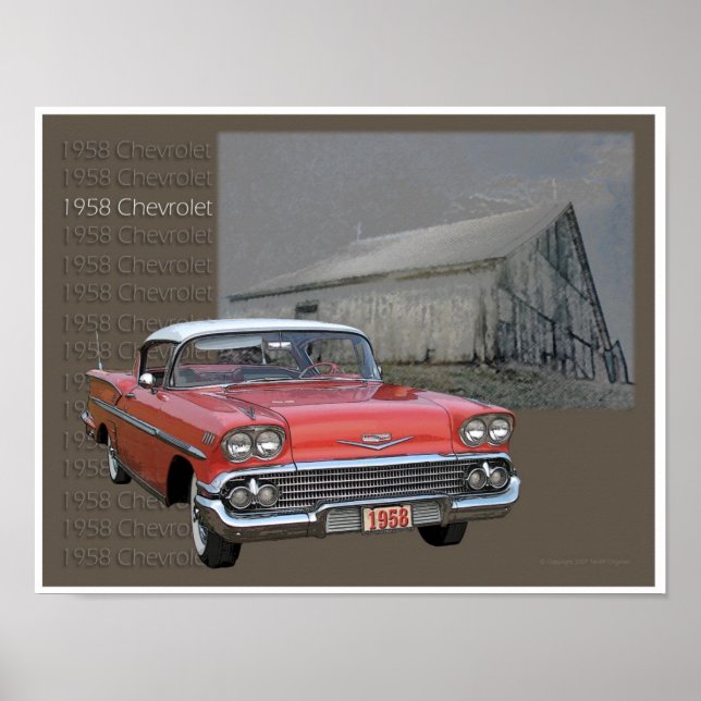 1958 Chevrolet Poster (Front)
