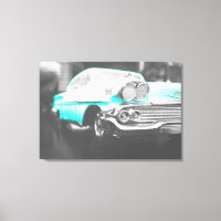 1958 chevy impala bright blue