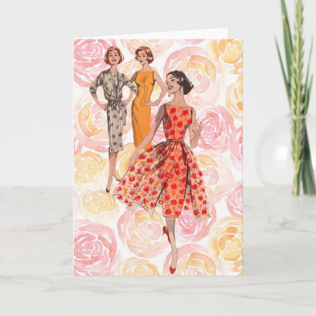 1958 Fashion Card (Front)