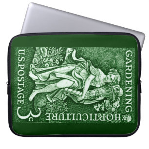 1958 Gardening + Horticulture Stamp Laptop Sleeve