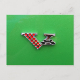 1958 Plymouth V8 Postcard