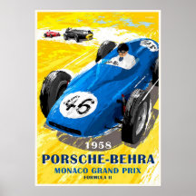1958 Porsche-Behra. Monaco Grand Prix Formula II