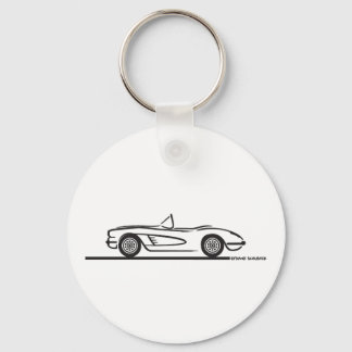 1959 1960 Chevrolet Corvette Key Ring