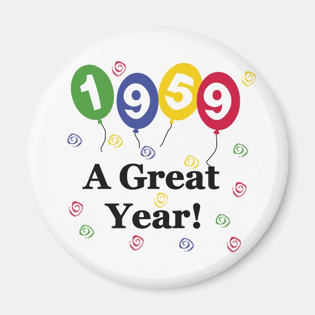1959 A Great Year Birthday Magnet (Front)