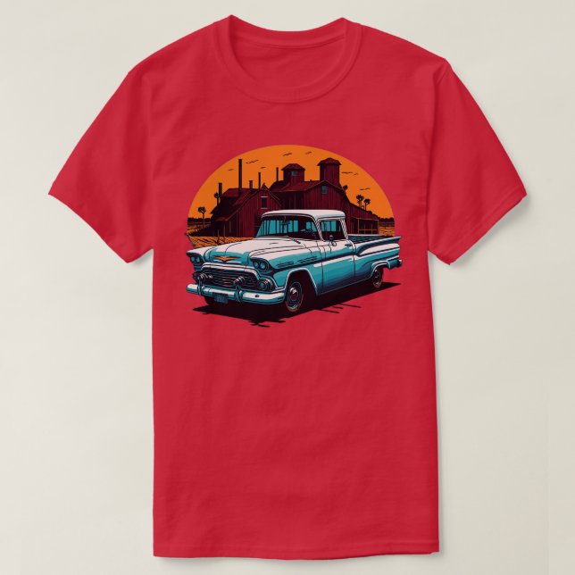 1959 Chevrolet Apache 3200 T-Shirt (Design Front)