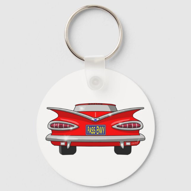 1959 Chevrolet Chevy Impala Pass Envy Key Ring (Front)