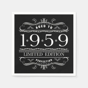 1959 Limited Edition Birthday Napkin