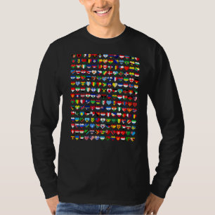 195 Flags Of All Countries In The World Internatio T-Shirt