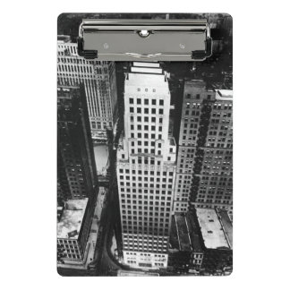 1960: An aerial view of a Chicago skyscraper Mini Clipboard