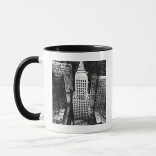 1960: An aerial view of a Chicago skyscraper Mug
