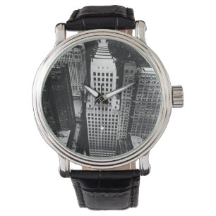 1960: An aerial view of a Chicago skyscraper Watch