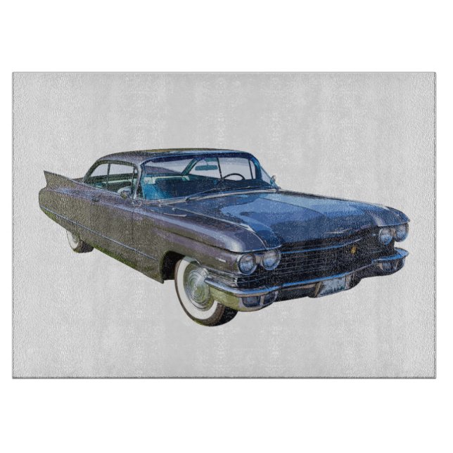 1960 Cadillac Classic Luxury Car Cutting Board (Front)