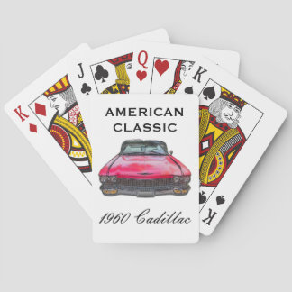 1960 Cadillac Convertible Playing Cards