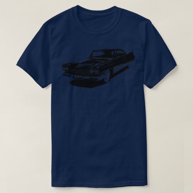 1960 Cadillac Coupe Deville T-Shirt (Design Front)