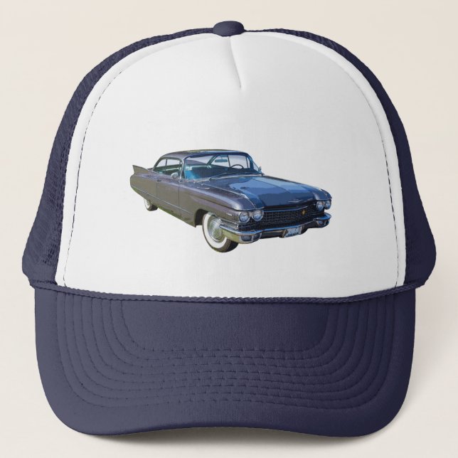 1960 Cadillac Luxury Car Trucker Hat (Front)