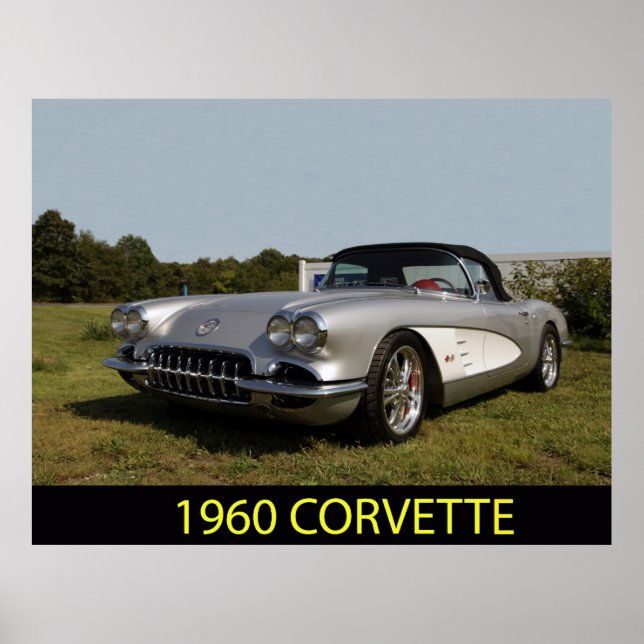 1960 corvette poster (Front)