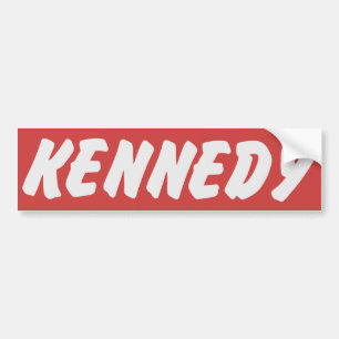 1960 John F. Kennedy Vintage Bumper Sticker JFK