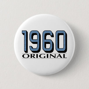 1960 Original 6 Cm Round Badge