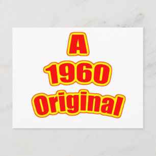 1960 Original Red Card