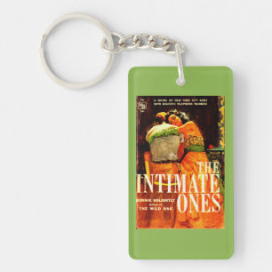 1960 pulp novel cover The Intimate Ones Key Ring