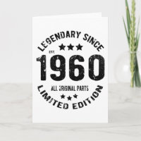 1960 Vintage Birthday