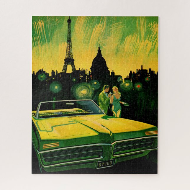 1960s Bonneville convertible Jigsaw Puzzle (Vertical)