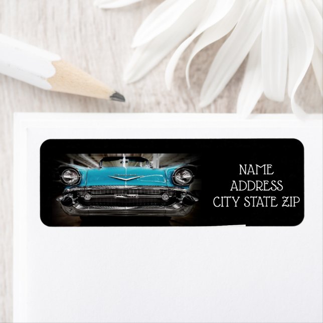 **1960'S CLASSIC CHEVROLET IMPALA** ADDRESS LABEL (Insitu)