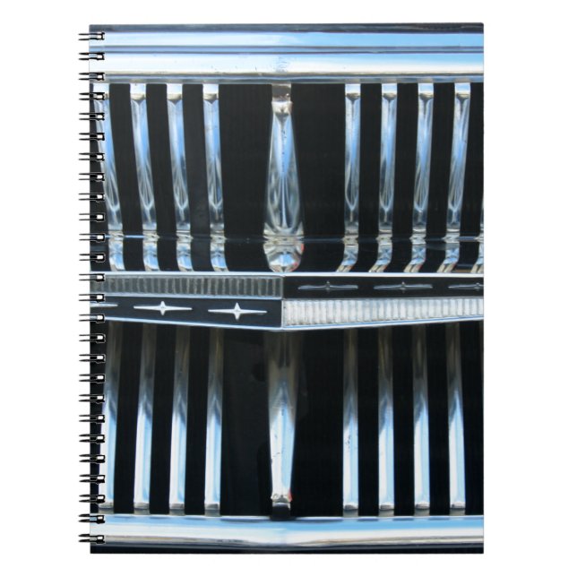 1960's Classic Mercury Grill Spiral Notebook (Front)