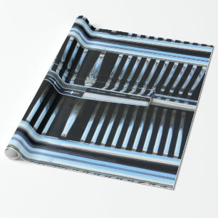 1960's Classic Mercury Grill Wrapping Paper
