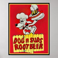 1960's DOG n SUDS Root Beer