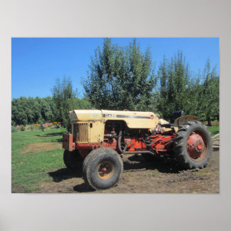 1960's-Era Case Tractor Poster