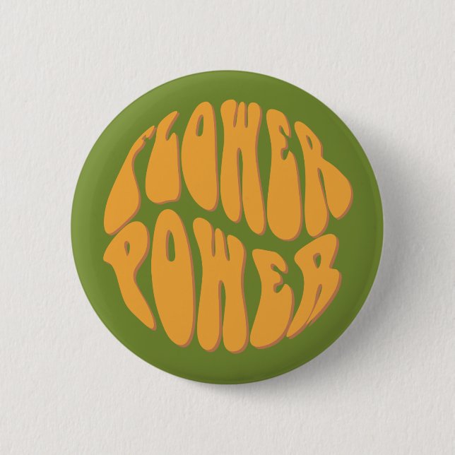 1960's Flower Power Badge (Front)