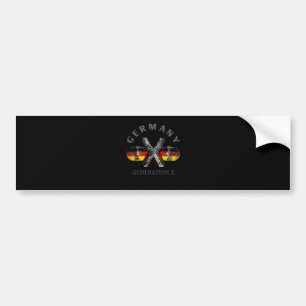 1960s Generation X Germany Skateboard Bumper Sticker