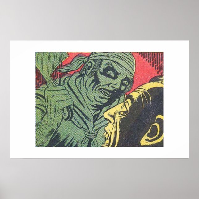 1960s Golden age horror comics | scary retro comic Poster (Front)