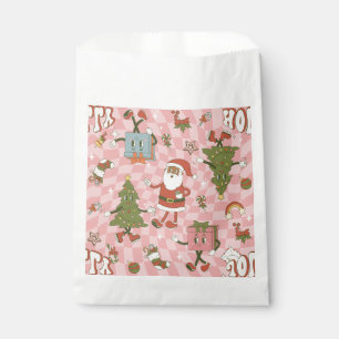1960s groovy black santa african christmas favour bags